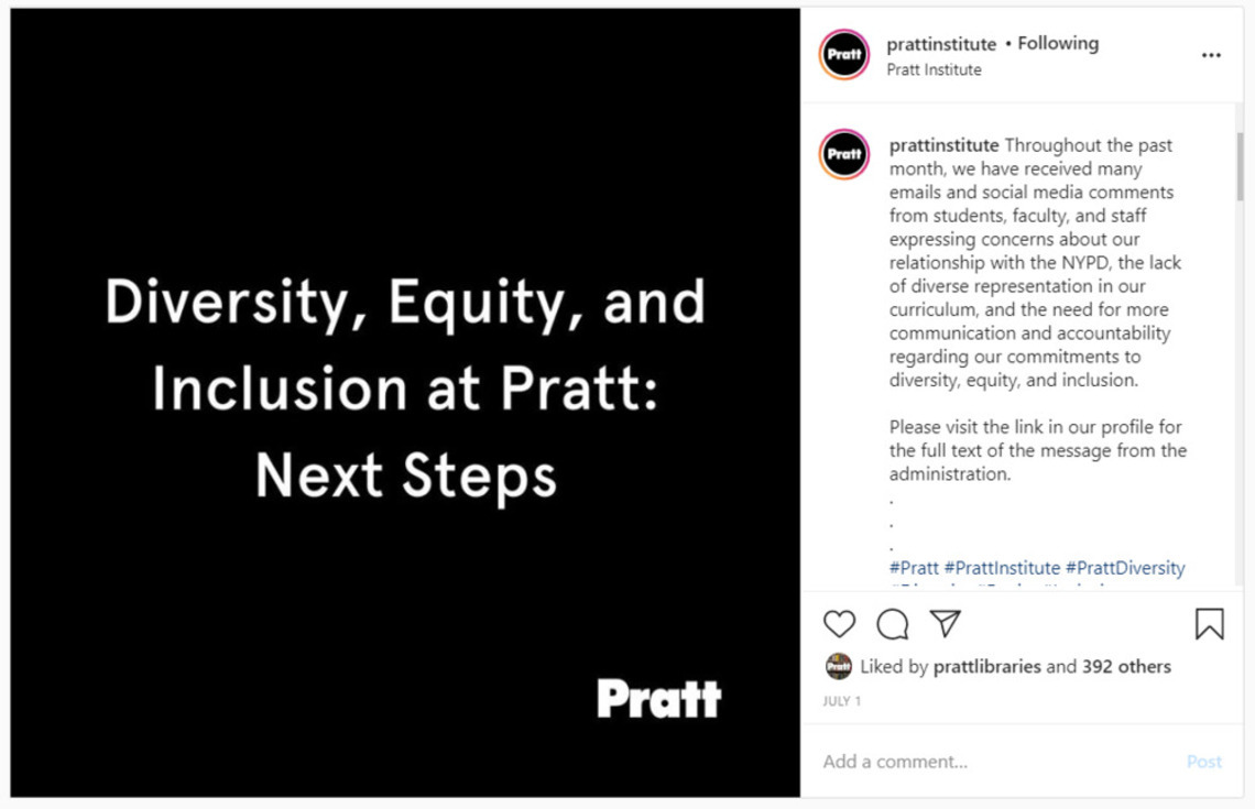 Diversity, Equity, and Inclusion at Pratt: Next Steps