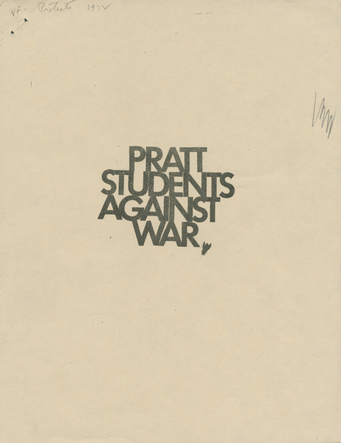 Pratt Students Against War